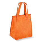 Petit sac isotherme de transport avec doublure intérieure en aluminium couleur orange