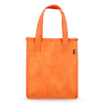 Petit sac isotherme de transport avec doublure intérieure en aluminium couleur orange troisième vue