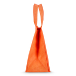 Petit sac isotherme de transport avec doublure intérieure en aluminium couleur orange cinquième vue