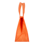 Petit sac isotherme de transport avec doublure intérieure en aluminium couleur orange sixième vue