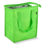 Petit sac isotherme de transport avec doublure intérieure en aluminium couleur vert lime deuxième vue
