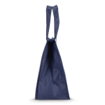 Petit sac isotherme de transport avec doublure intérieure en aluminium couleur bleu foncé sixième vue