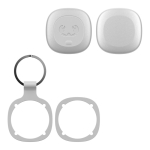 Localisateur d’objets avec porte-clés compatible avec Apple couleur gris clair cinquième vue