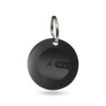 Localisateur d’objets avec porte-clés compatible avec Apple et Android couleur noir deuxième vue