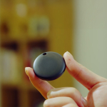 Localisateur d’objets avec porte-clés compatible avec Apple et Android couleur noir sixième vue