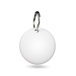 Localisateur d’objets avec porte-clés compatible avec Apple et Android couleur blanc