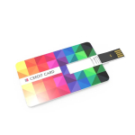 Carte USB impression intégrale ultra-fine fabriquée en Europe couleur blanc