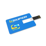 Carte USB impression intégrale ultra-fine fabriquée en Europe couleur blanc