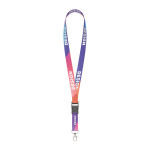 Tour de cou impression intégrale détachable en RPET pour sublimation couleur blanc
