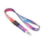 Tour de cou impression intégrale détachable en RPET pour sublimation couleur blanc