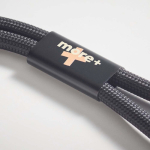 Tour de cou impression intégrale avec câble Type C pour téléphone couleur noir cinquième vue