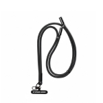 Tour de cou impression intégrale pour téléphone avec chargeur Type C couleur noir vue avec zone d'impression