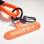 Tour de cou impression intégrale pour téléphone avec cable Type C couleur orange cinquième vue