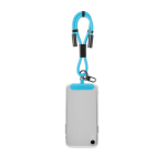 Tour de cou impression intégrale pour téléphone avec cable Type C couleur cyan