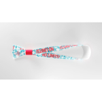 Bracelet impression intégrale en RPET avec différentes fermetures