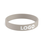 Bracelet en silicone impression intégrale pour événements 100 % couleur gris taupe