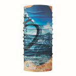 Cache-cou impression intégrale avec protection UV et absorption rapide couleur blanc