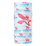 Cache-cou impression intégrale avec protection UV et absorption rapide couleur blanc