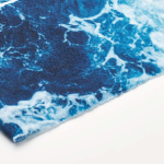 Cache-cou impression intégrale avec protection UV et absorption rapide couleur blanc cinquième vue
