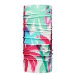 Cache-cou impression intégrale en polyester 100 % couleur blanc