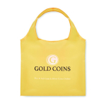 Sac pliable impression intégrale pour les courses avec poche interne couleur blanc