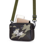 Sac bandoulière impression intégrale en néoprène avec sangle réglable couleur blanc cinquième vue