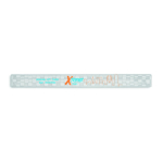 Bracelet réfléchissant impression intégrale avec surface quadrillée couleur argenté cinquième vue