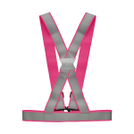 Ceinture de travail réfléchissante impression intégrale visibilité couleur fuchsia troisième vue