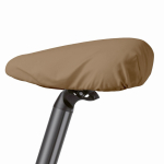 Housse de selle de vélo impression intégrale imperméable couleur marron