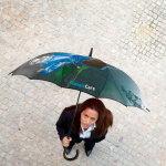 Parapluie impression intégrale entièrement Ø102 couleur blanc