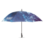 Parapluie coupe vent impression intégrale 100 % Ø122 couleur blanc