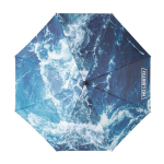 Parapluie coupe vent impression intégrale 100 % Ø122 couleur blanc