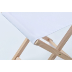 Tabouret de jardin pliant en bois impression intégrale fabriqué en UE couleur blanc cinquième vue