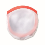 Frisbee pliable impression intégrale avec bord coloré 100 % couleur grenat cinquième vue