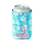 Housse impression intégrale refroidissante pour canettes 33 ml couleur blanc