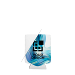 Housse impression intégrale refroidissante pour canettes 33 ml couleur blanc vue avec zone d'impression