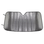 Pare-soleil pour voiture impression intégrale avec 2 ventouses couleur blanc troisième vue