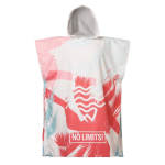 Serviette impression intégrale avec capuche en polycoton doux couleur blanc septième vue