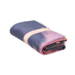Serviette en polyester impression intégrale avec bande élastique couleur blanc