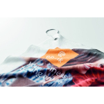 Serviette de golf en RPET impression intégrale avec crochet couleur blanc cinquième vue