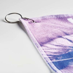 Serviette de golf en polycoton impression intégrale avec crochet couleur blanc cinquième vue