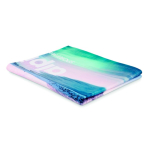 Couverture fine impression intégrale avec doublure polaire 210 g/m² couleur blanc