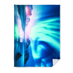 Couverture fine impression intégrale avec doublure polaire 210 g/m² couleur blanc septième vue