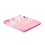Couverture fine impression intégrale avec doublure polaire 210 g/m² couleur blanc
