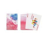 Jeu de 54 cartes impression intégrale avec finition mate couleur blanc