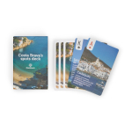 Jeu de 54 cartes impression intégrale des deux côtés couleur blanc