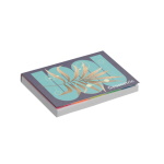 Bloc flexible avec notes adhésives et marqueurs impression intégrale couleur blanc