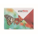 Bloc flexible avec notes adhésives et marqueurs impression intégrale couleur blanc
