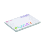 Notes autocollantes rectangulaires impression intégrale 100 % couleur blanc cinquième vue