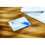Notes autocollantes rectangulaires impression intégrale 100 % couleur blanc